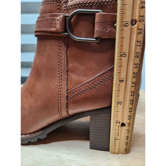 Clarks Leda Strap Side-Zip Boots – Women’s Size 9.5 Mahogany Side-Zip Boot - Picture 7 of 12